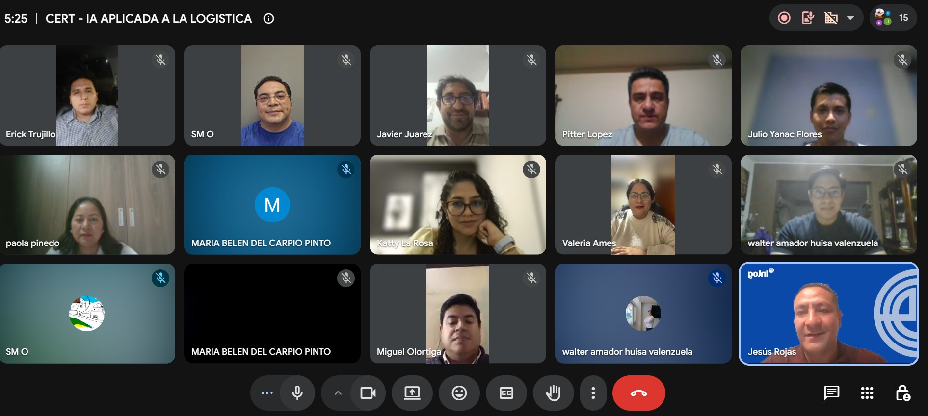 Certificación IA Aplicada a la Logística · Grupo en vivo