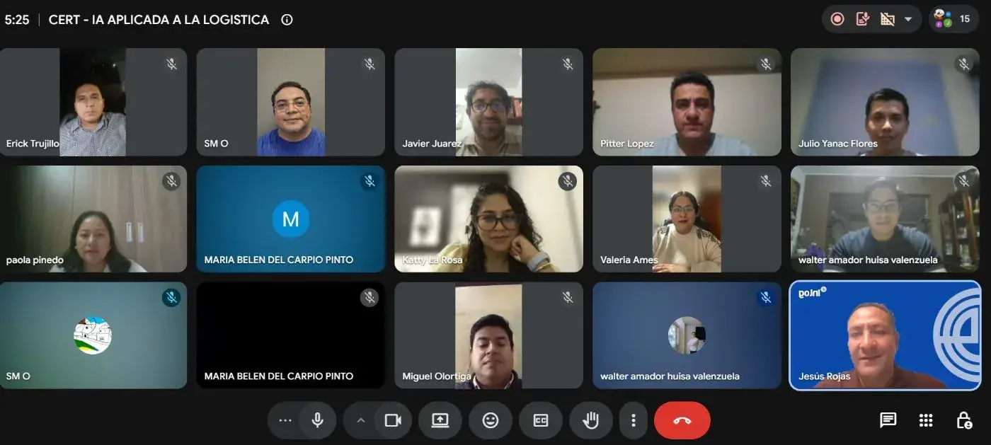 Certificación IA Aplicada a la Logística · Grupo en vivo